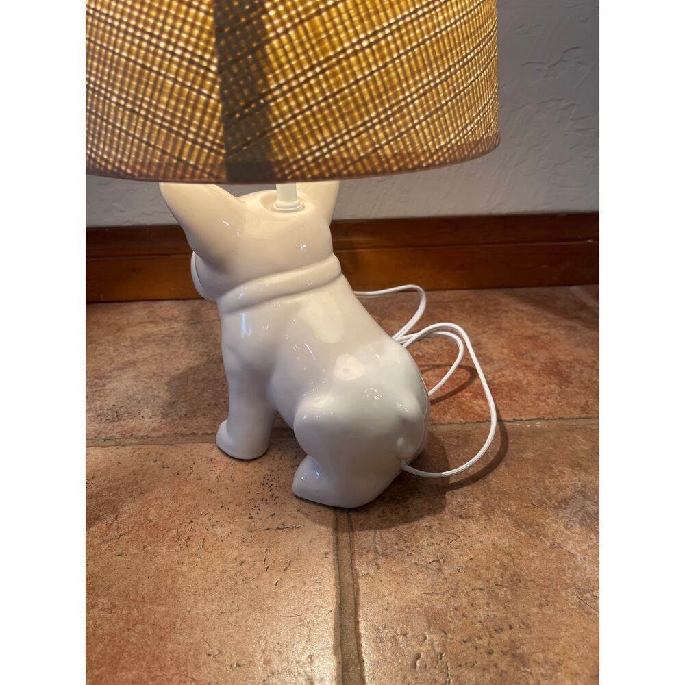 Bulldog ceramic lamp - Picture 4 of 8